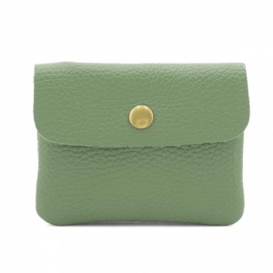 Leather Purse - Sage Green